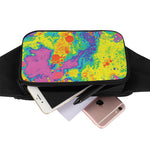 Colorful Acid Melt Print Waist Bag