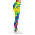 Colorful Acid Melt Print Women's Leggings