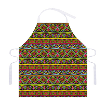 Colorful African Inspired Pattern Print Adjustable Apron