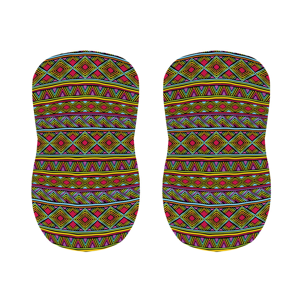 Colorful African Inspired Pattern Print Bar Stool Covers