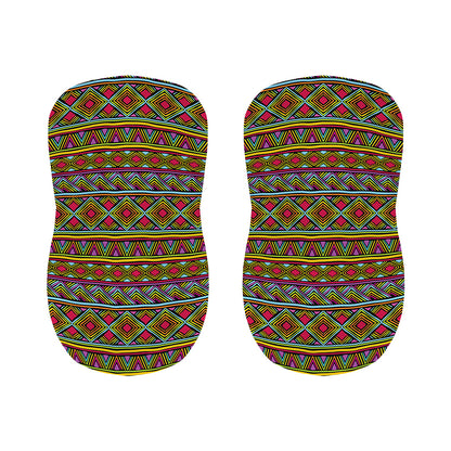 Colorful African Inspired Pattern Print Bar Stool Covers