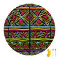 Colorful African Inspired Pattern Print Basketball