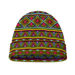 Colorful African Inspired Pattern Print Beanie