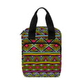 Colorful African Inspired Pattern Print Bible Tote Bag