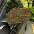 Colorful African Inspired Pattern Print Car Side Mirror Covers