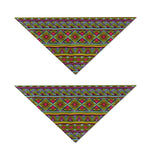 Colorful African Inspired Pattern Print Dog Bandana