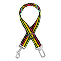 Colorful African Inspired Pattern Print Dog Seat Belt