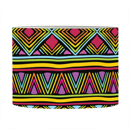 Colorful African Inspired Pattern Print Drum Lamp Shade