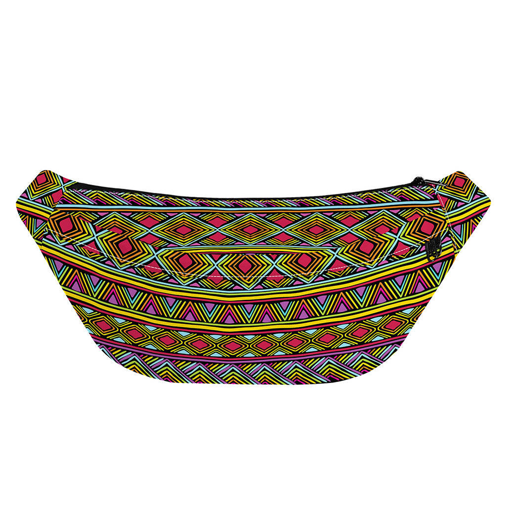 Colorful African Inspired Pattern Print Fanny Pack