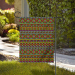 Colorful African Inspired Pattern Print House Flag
