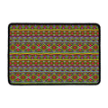 Colorful African Inspired Pattern Print Kitchen Mat