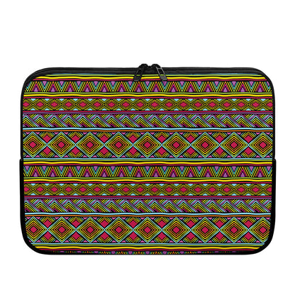 Colorful African Inspired Pattern Print Laptop Sleeve
