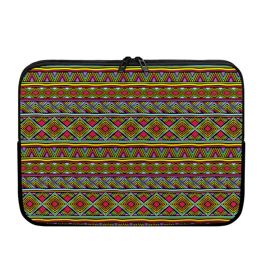 Colorful African Inspired Pattern Print Laptop Sleeve