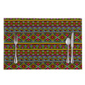 Colorful African Inspired Pattern Print Placemat