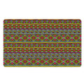 Colorful African Inspired Pattern Print Polyester Doormat