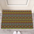 Colorful African Inspired Pattern Print Rubber Doormat