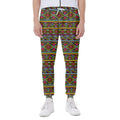 Colorful African Inspired Pattern Print Joggers