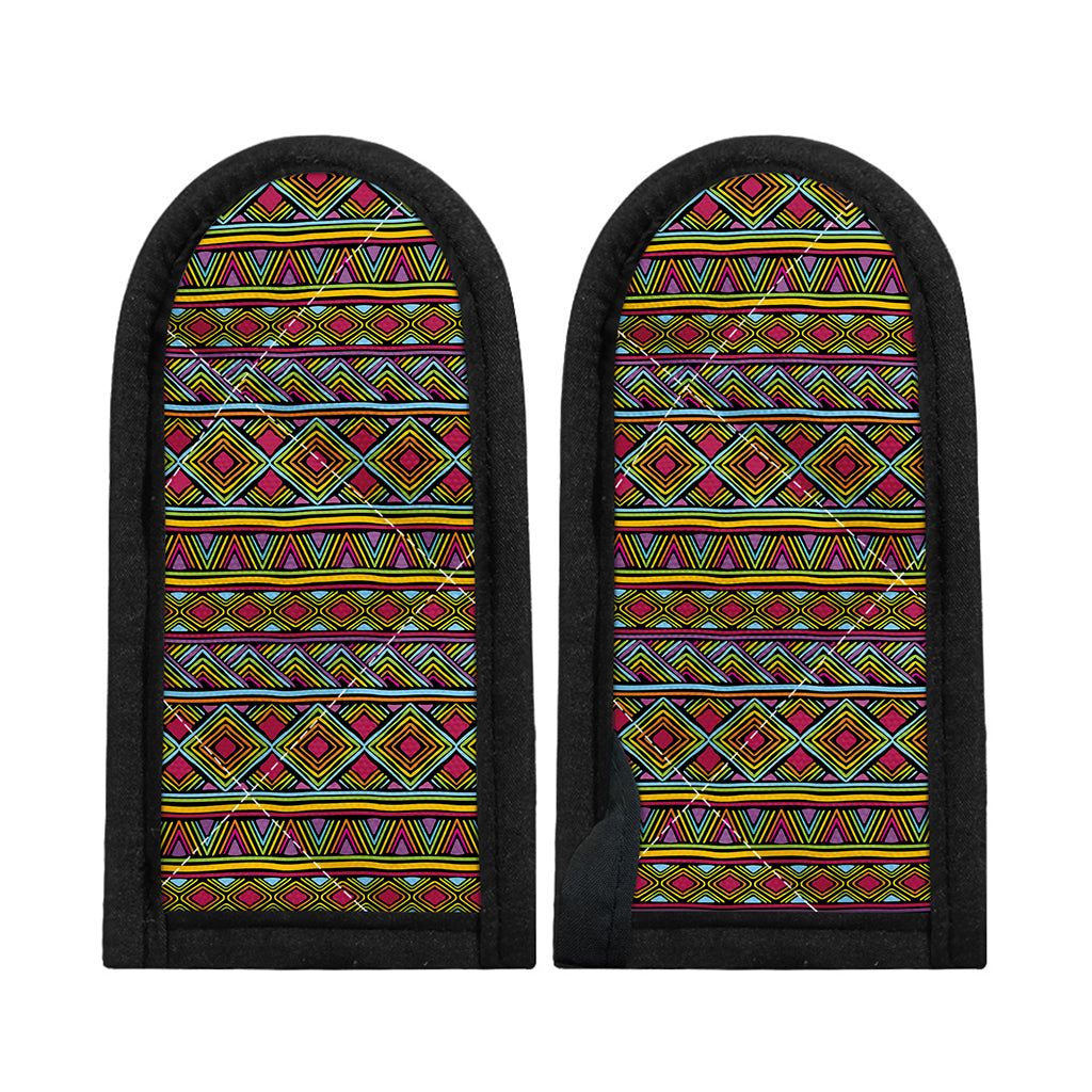Colorful African Inspired Pattern Print Skillet Handle Cover
