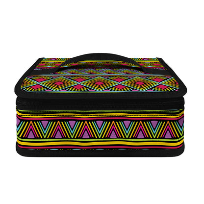 Colorful African Inspired Pattern Print Small Lunch Bag