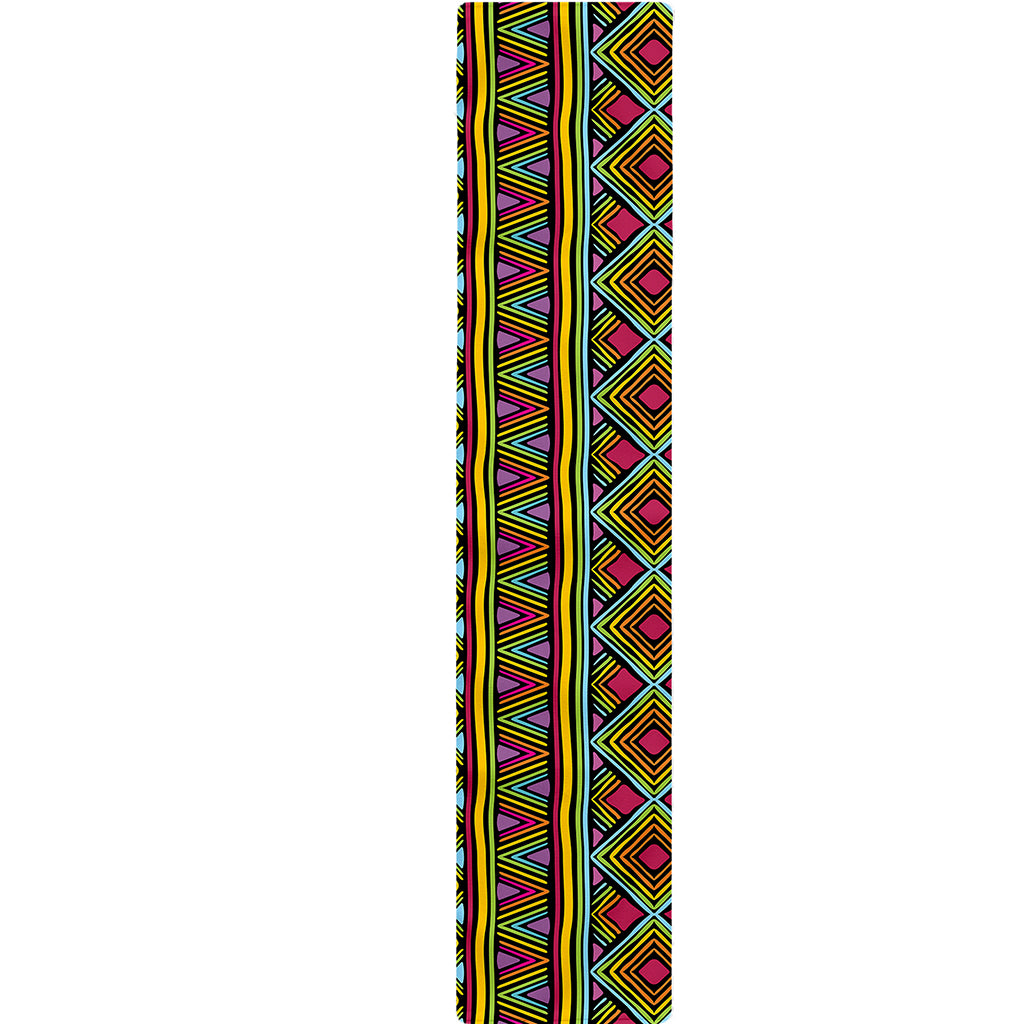Colorful African Inspired Pattern Print Table Runner