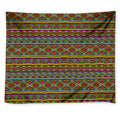 Colorful African Inspired Pattern Print Tapestry