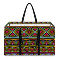 Colorful African Inspired Pattern Print Utility Tote Bag