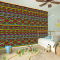 Colorful African Inspired Pattern Print Wall Sticker