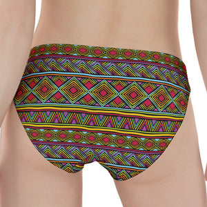 Colorful African Inspired Pattern Print Women's Panties