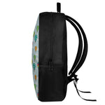 Colorful Air Balloon Pattern Print 17 Inch Backpack