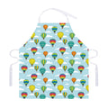 Colorful Air Balloon Pattern Print Adjustable Apron