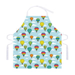 Colorful Air Balloon Pattern Print Adjustable Apron