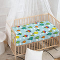 Colorful Air Balloon Pattern Print Baby Crib Sheet