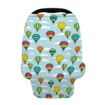 Colorful Air Balloon Pattern Print Baby Seat Cover