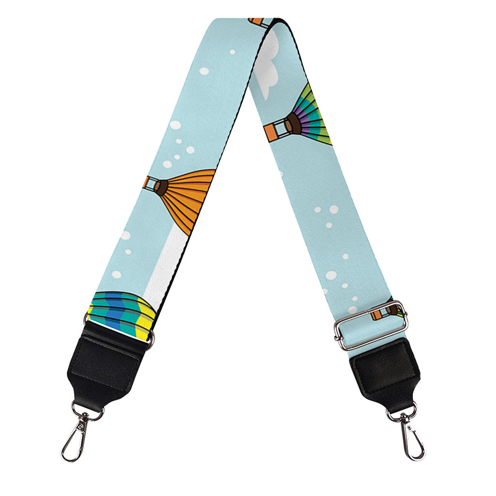 Colorful Air Balloon Pattern Print Bag Strap