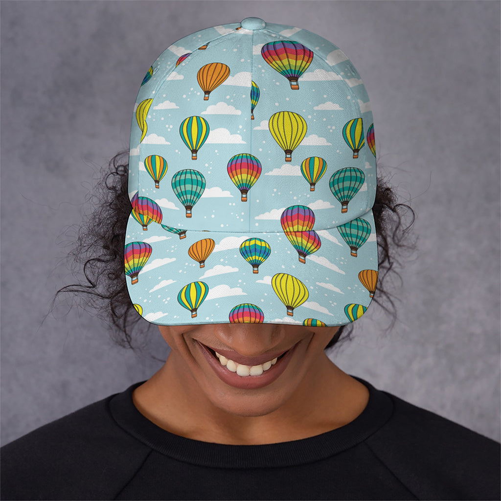 Colorful Air Balloon Pattern Print Baseball Cap