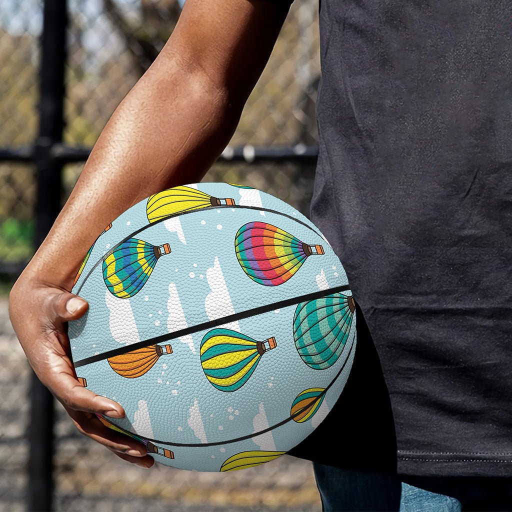 Colorful Air Balloon Pattern Print Basketball