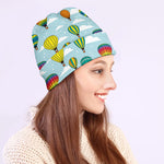 Colorful Air Balloon Pattern Print Beanie