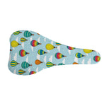 Colorful Air Balloon Pattern Print Bicycle Seat Cover