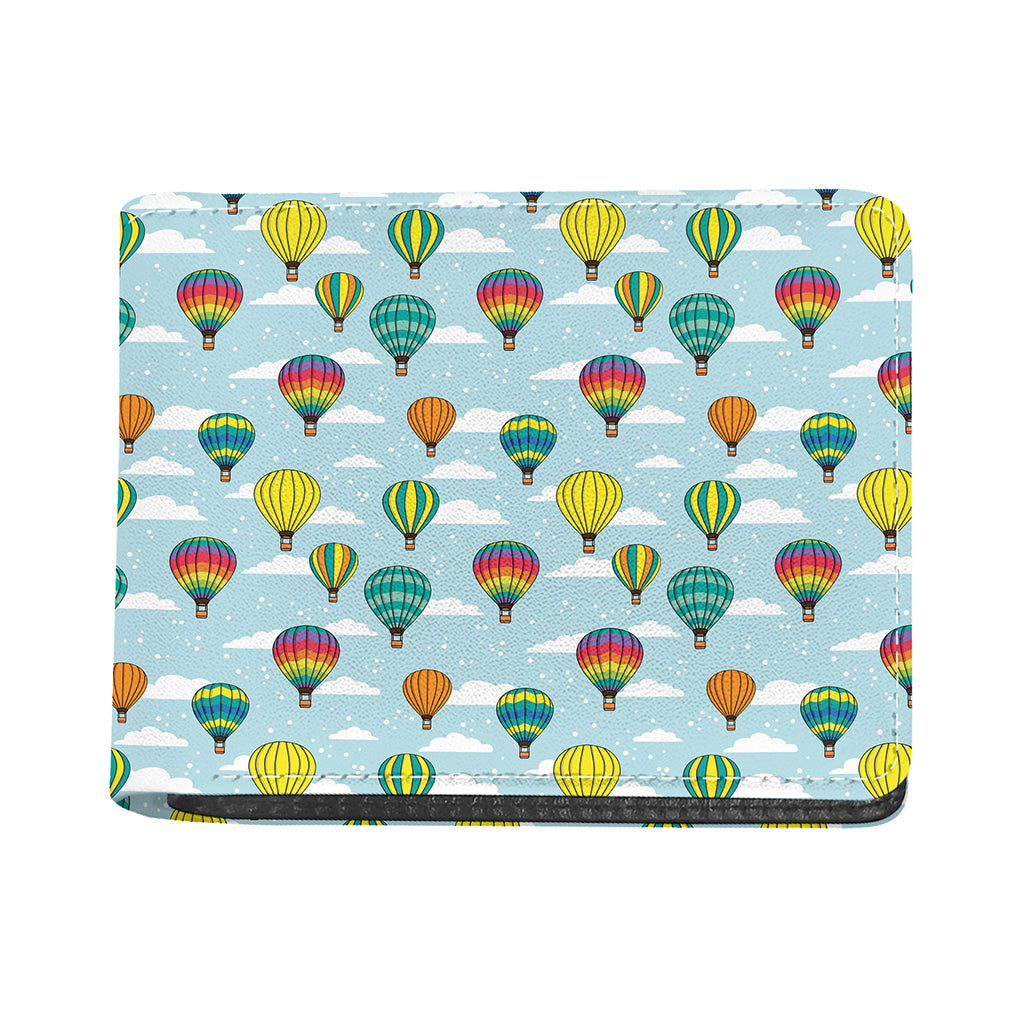 Colorful Air Balloon Pattern Print Bifold Wallet