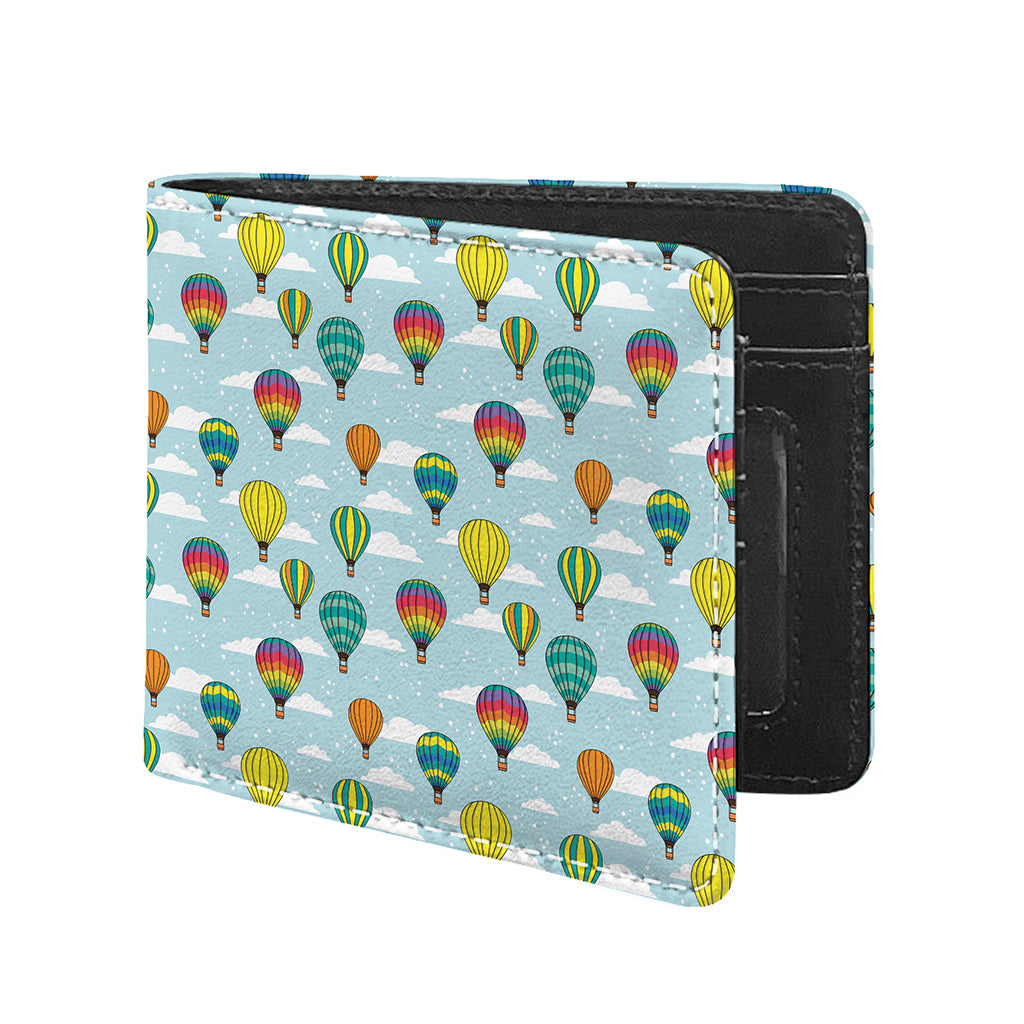 Colorful Air Balloon Pattern Print Bifold Wallet