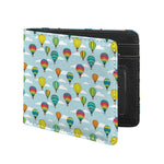 Colorful Air Balloon Pattern Print Bifold Wallet