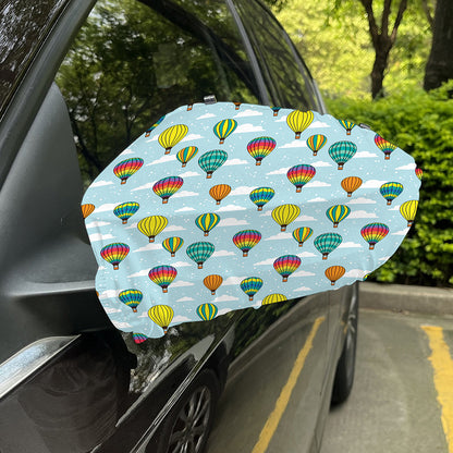 Colorful Air Balloon Pattern Print Car Side Mirror Covers