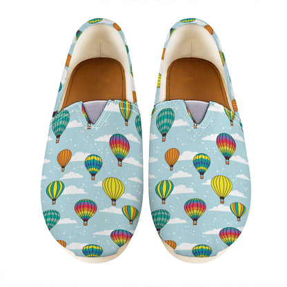 Colorful Air Balloon Pattern Print Casual Shoes