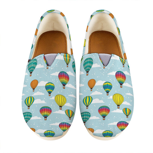 Colorful Air Balloon Pattern Print Casual Shoes
