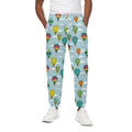 Colorful Air Balloon Pattern Print Cotton Sweatpants