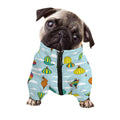 Colorful Air Balloon Pattern Print Dog Zip Up Jacket