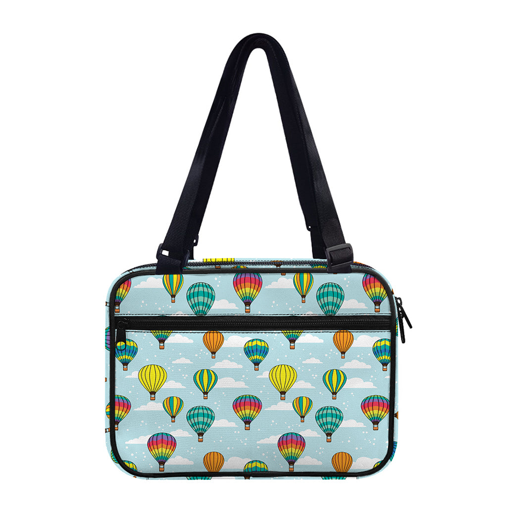Colorful Air Balloon Pattern Print Double Strap Bible Bag