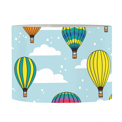 Colorful Air Balloon Pattern Print Drum Lamp Shade