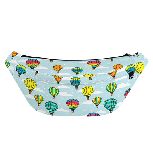 Colorful Air Balloon Pattern Print Fanny Pack