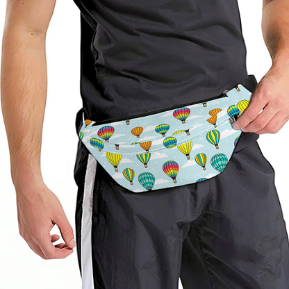 Colorful Air Balloon Pattern Print Fanny Pack